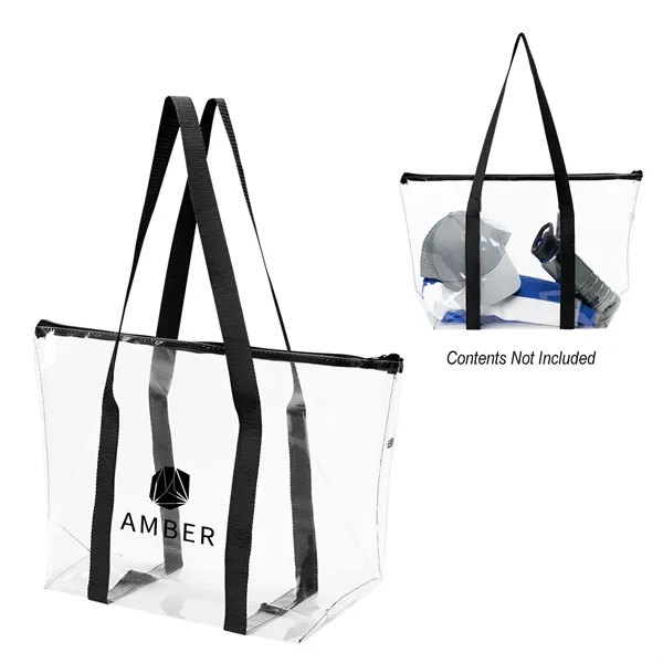 7" x 13" x 20" clear tote bag with 22" handles... from ASI 61125 Hit Promotional Products / Hit®