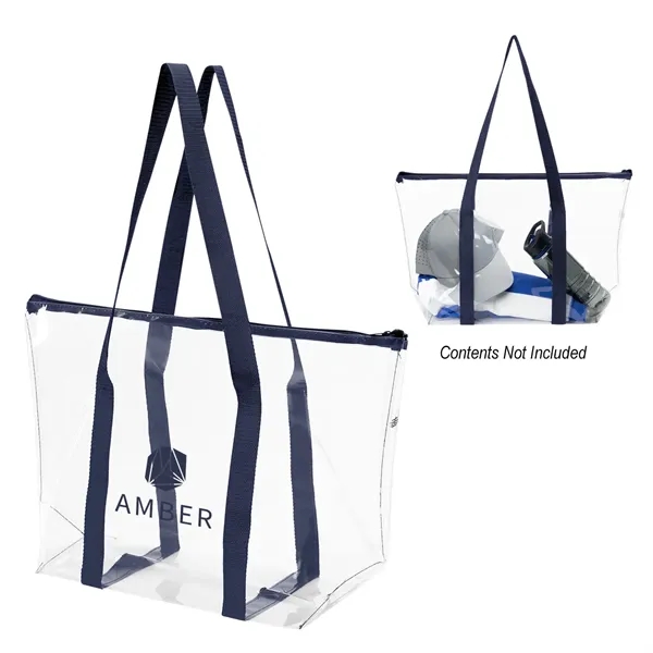 7" x 13" x 20" clear tote bag with 22" handles... from ASI 61125 Hit Promotional Products / Hit®
