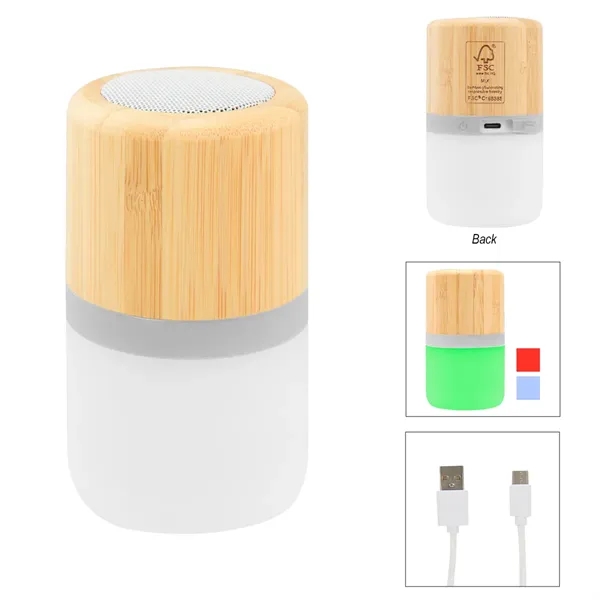 Wireless speaker with Bluetooth technology and LED lights.... from ASI 61125 Hit Promotional Products / Hit®