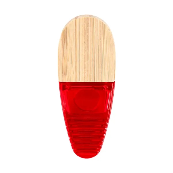 Spring loaded magnetic clip with bamboo grip.... from ASI 61125 Hit Promotional Products / Hit®