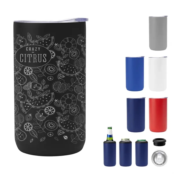 Double walled can cooler; fits most 12 oz. cans.... from ASI 61125 Hit Promotional Products / Hit®