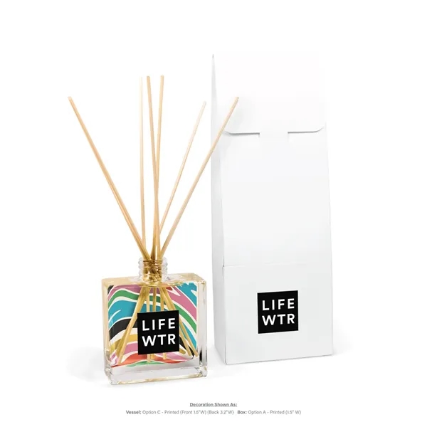 8 oz. Scented Reed Diffuser Gift.  A beautiful, scented gift... from ASI 38850 Bath Promotions / Bath Promotions
