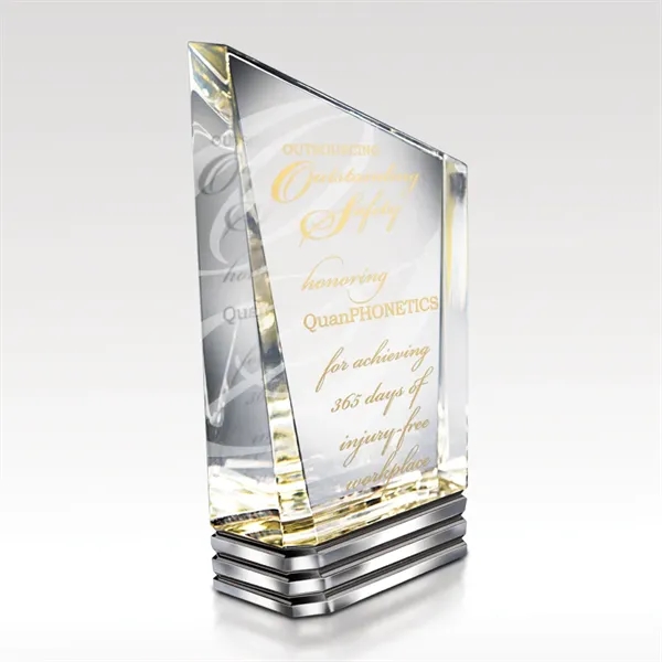 Clear Acrylic award with Alchemy Accents.... from ASI 93986 Visions/Awardcraft