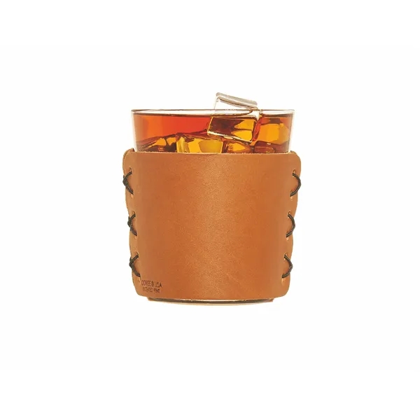 Full Grain Leather Multi Use Drink Sleeve - Drive Thru Coffee... from ASI 75126 Oowee Products