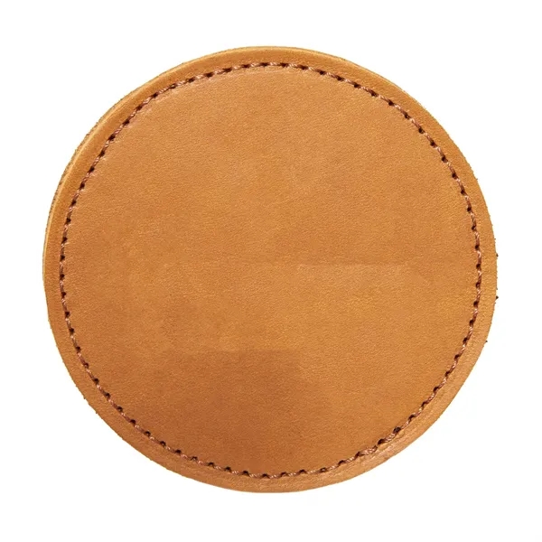 Full Grain Leather with Decorative Stitching - Handmade in the USA... from ASI 75126 Oowee Products