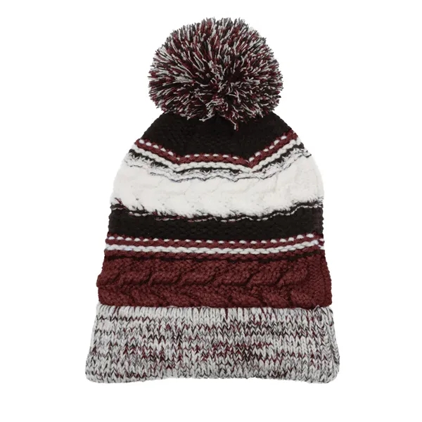 Sport-Tek Pom Pom Team Beanie.... from ASI 84863 SanMar
