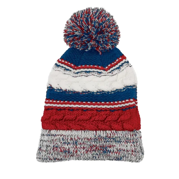 Sport-Tek Pom Pom Team Beanie.... from ASI 84863 SanMar