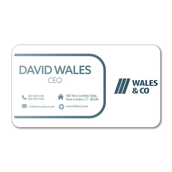 Premium aluminum card with four different finishes measuring 3.375" x 1.875"... from ASI 53430 Executive Line / Executive Line®