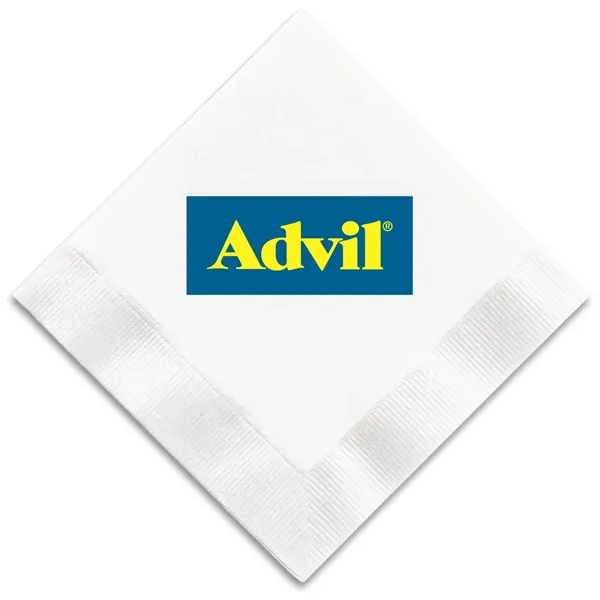 1-ply beverage napkin made from recycled materials; measures 10" x 10"... from ASI 91880 Tranter Graphics Inc