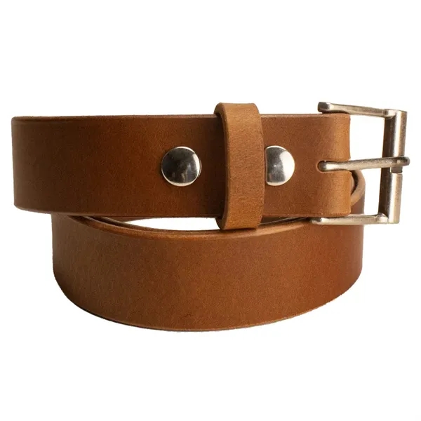 Veg Tanned Water Buffalo Bark Brown Leather Belt - 1.5" Wide... from ASI 75126 Oowee Products