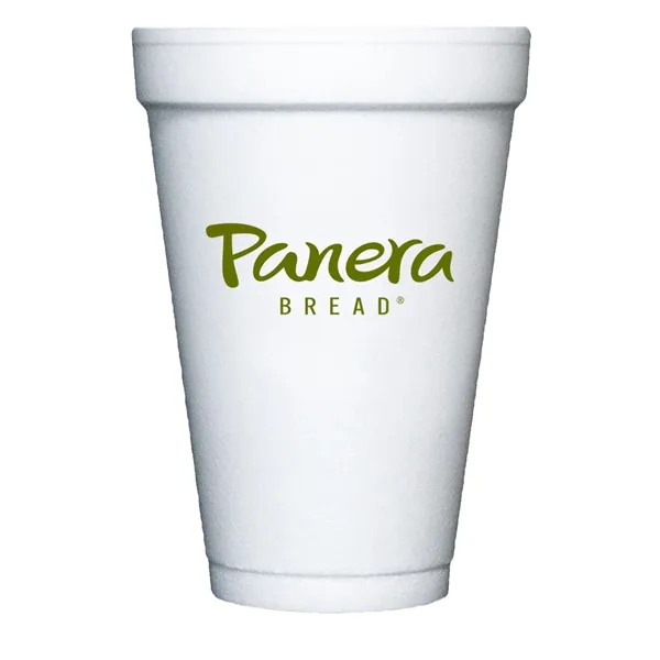 20 oz. white foam cup for hot and cold beverages.... from ASI 91880 Tranter Graphics Inc