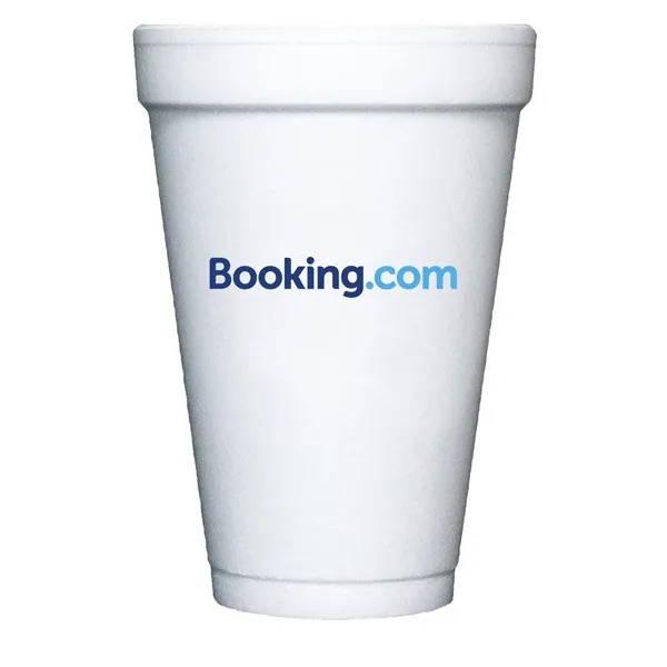 20 oz. white foam cup for hot and cold beverages.... from ASI 91880 Tranter Graphics Inc