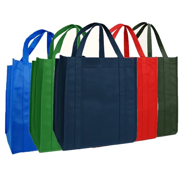 Grocery Tote Bag 80 GSM Non-Woven Polypropylene 15' X 16'... from ASI 64845 Kin Image Inc