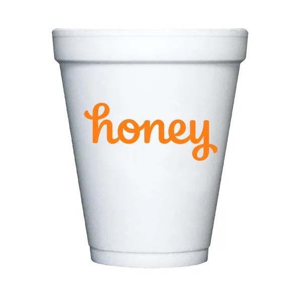 6 oz. white foam cup for hot and cold beverages.... from ASI 91880 Tranter Graphics Inc