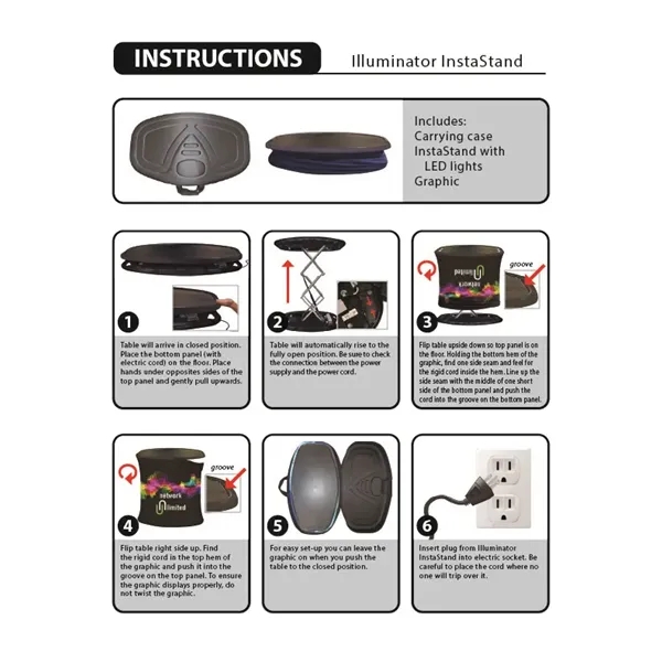 Auto Rise Light Table Backlit Polyester Replacement Banner... from ASI 80228 Quinn