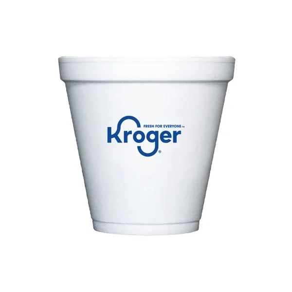 4 oz. white foam cup for hot and cold beverages.... from ASI 91880 Tranter Graphics Inc