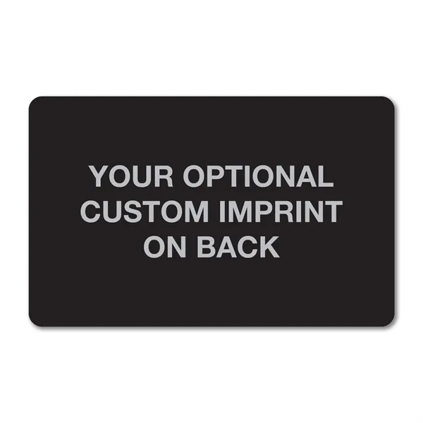 .020" aluminum 3.375" x 2.125" card with a four color process... from ASI 53430 Executive Line / Executive Line®