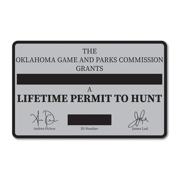 .020" aluminum 3.375" x 2.125" card with a four color process... from ASI 53430 Executive Line / Executive Line®