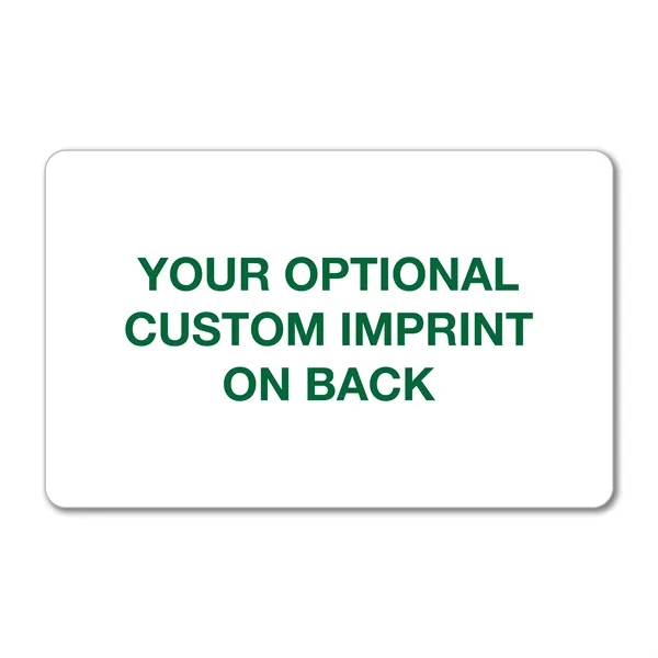 .020" aluminum 3.375" x 2.125" card with a four color process... from ASI 53430 Executive Line / Executive Line®