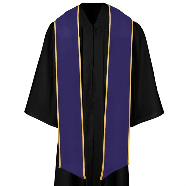Purple graduation sash with a gold binded edge... from ASI 98085 Wolfmark