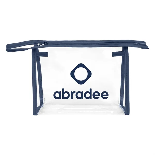 Clear Cosmetic Zippered Bag... from ASI 31517 Admart Products / Admart Line