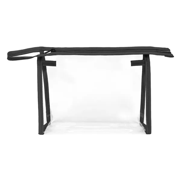 Clear Cosmetic Zippered Bag... from ASI 31517 Admart Products / Admart Line