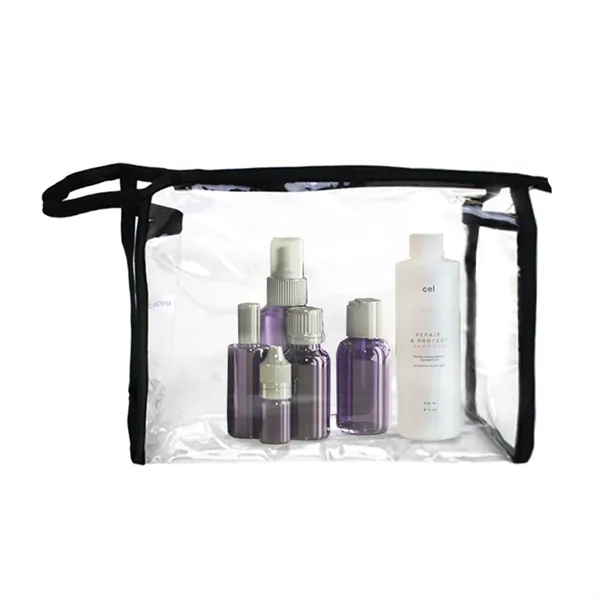 Clear Cosmetic Zippered Bag... from ASI 31517 Admart Products / Admart Line