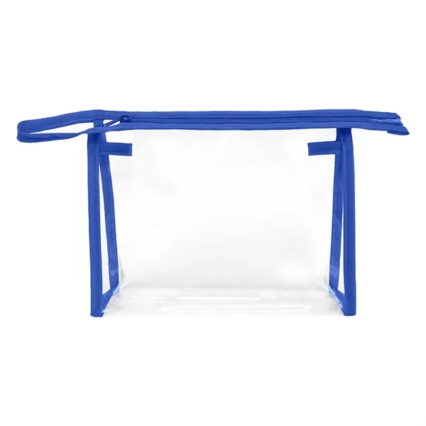 Clear Cosmetic Zippered Bag... from ASI 31517 Admart Products / Admart Line
