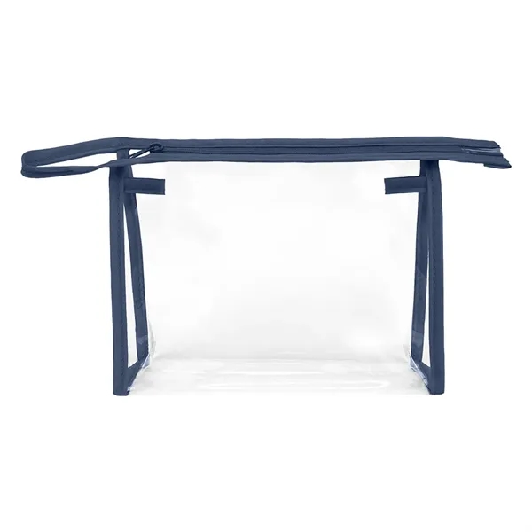 Clear Cosmetic Zippered Bag... from ASI 31517 Admart Products / Admart Line