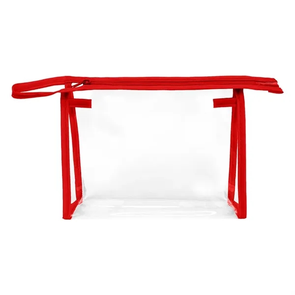 Clear Cosmetic Zippered Bag... from ASI 31517 Admart Products / Admart Line