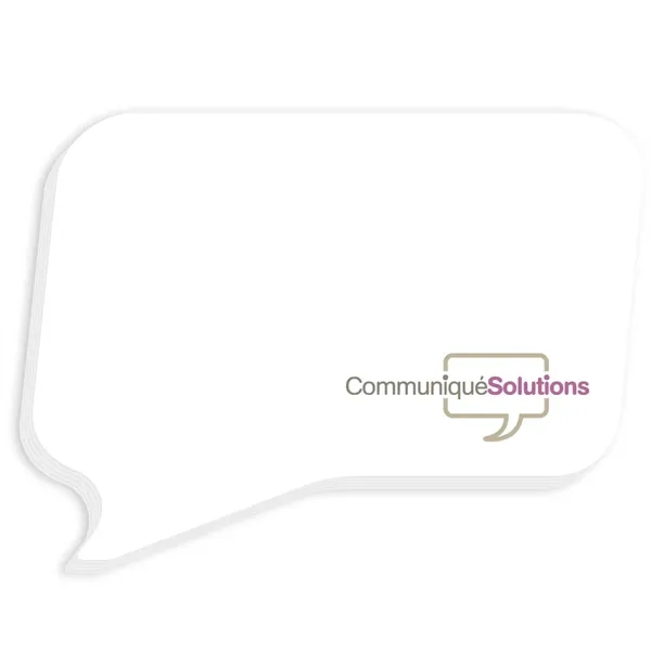 Souvenir® Sticky Note™ 4" x 3" Die Cut Pad, 50 sheet... from ASI 40480 Koozie Group