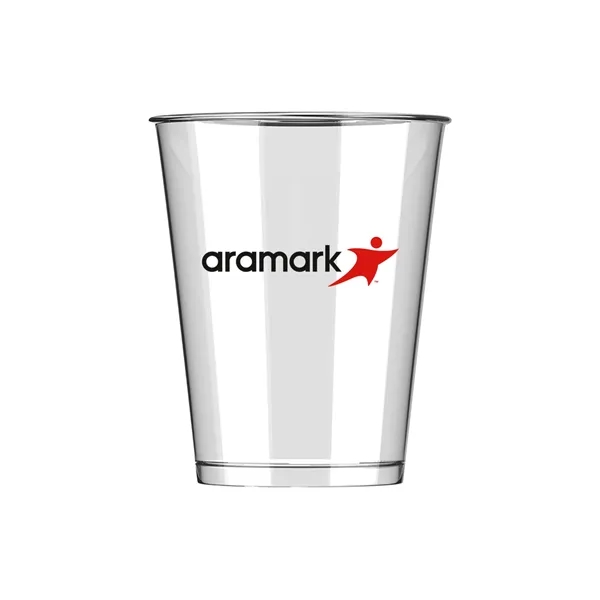 10 oz. clear plastic cup; made in the USA.... from ASI 91880 Tranter Graphics Inc