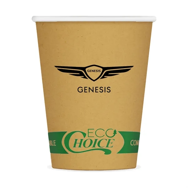 12 oz. Kraft paper cup with screen printing.... from ASI 91880 Tranter Graphics Inc