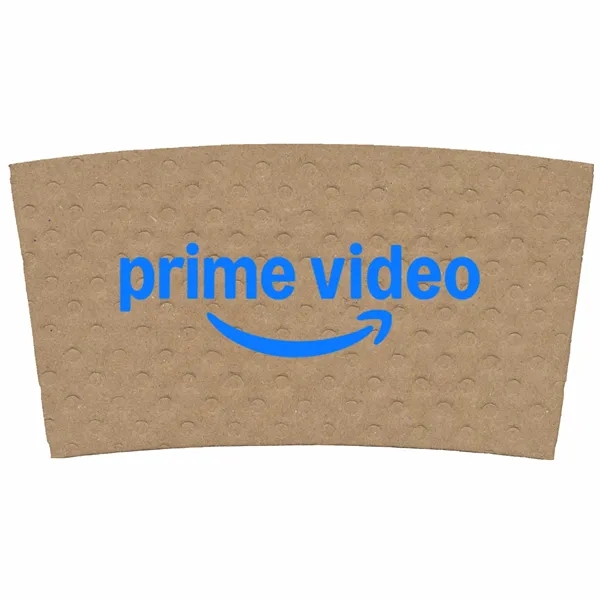 4.74" x 2.55" beverage sleeve made of Kraft paper.... from ASI 91880 Tranter Graphics Inc