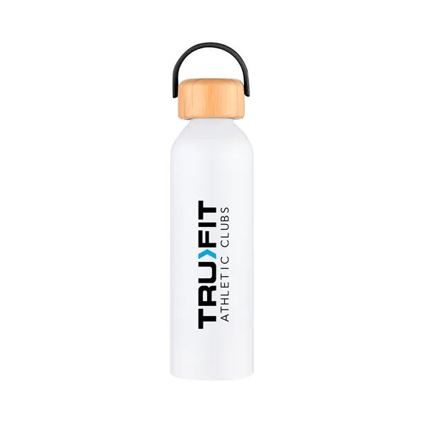24 oz Recycled Aluminum Bottle with Bamboo Lid... from ASI 90859 Tempo Industries Inc / Tempo Tempoline