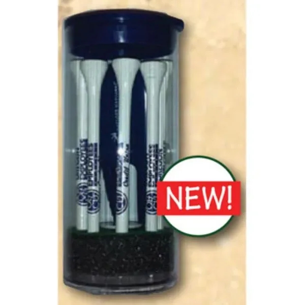 Tube with 8 "Godzilla" 3 1/4" golf tees, 1 marker and... from ASI 63500 Jomar Industries Inc