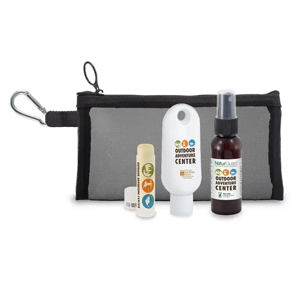 1.9oz sunscreen lotion, 2oz insect repellent spray, and lip balm in... from ASI 73497 Natural Trends