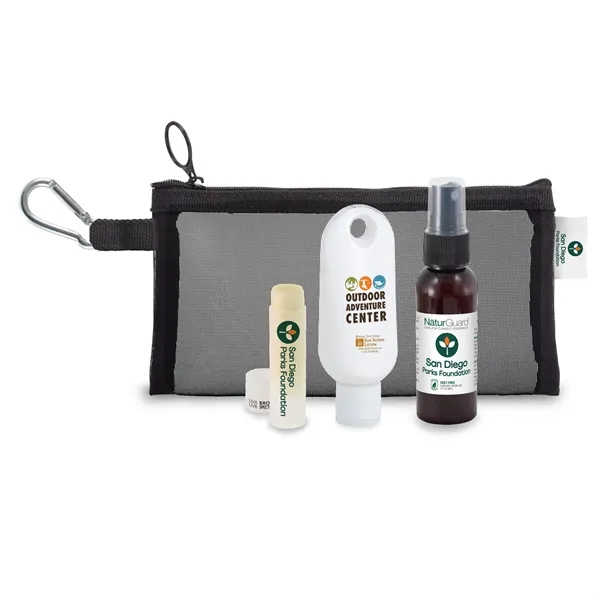 1.9oz sunscreen lotion, 2oz insect repellent spray, & lip balm. All... from ASI 73497 Natural Trends