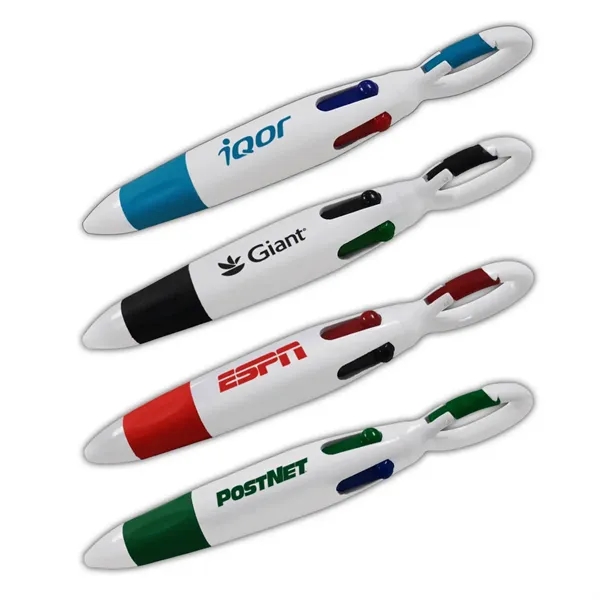 Writes in 4 Colors, Red, Blue, Black & Green Inks -... from ASI 45100 Chulani Promotional Products, Inc / Competitive Edge Innovations/Chulani
