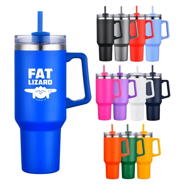 40 oz Travel Mug with Straw... from ASI 90859 Tempo Industries Inc / Tempo Tempoline