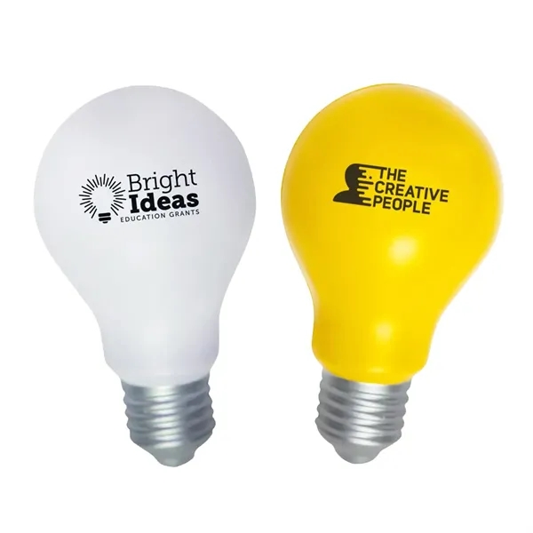 4" x 2.25" light bulb shaped stress reliever.... from ASI 63549 Jornik Manufacturing Corp
