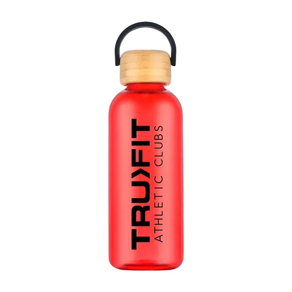 21 oz RPET Bottle with Bamboo Lid.... from ASI 90859 Tempo Industries Inc / Tempo Tempoline