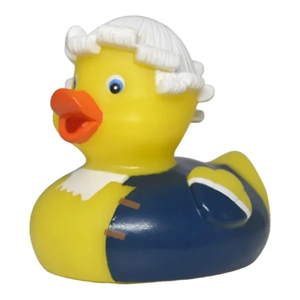 Rubber Colonial Duck Squeaking Toy, balanced for floating. Color Yellow w/... from ASI 31977 Adline Industries Inc