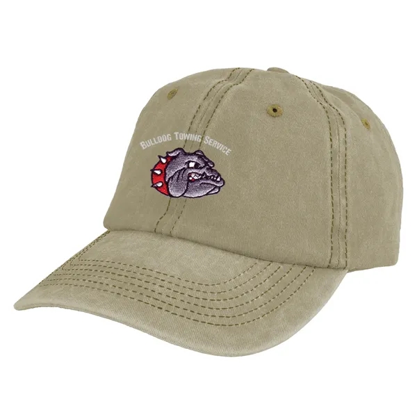 Washed Cap. 100% Washed Cotton Twill, 6 Panel, Low Profile,Unstructured Crown... from ASI 61125 Hit Promotional Products / Hit®