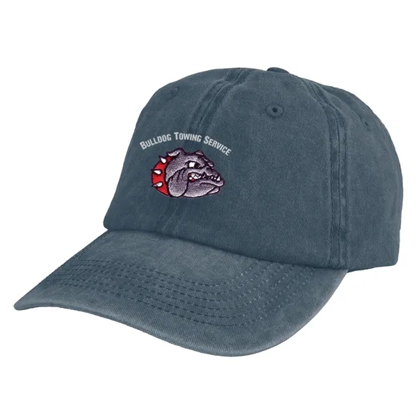 Washed Cap. 100% Washed Cotton Twill, 6 Panel, Low Profile,Unstructured Crown... from ASI 61125 Hit Promotional Products / Hit®