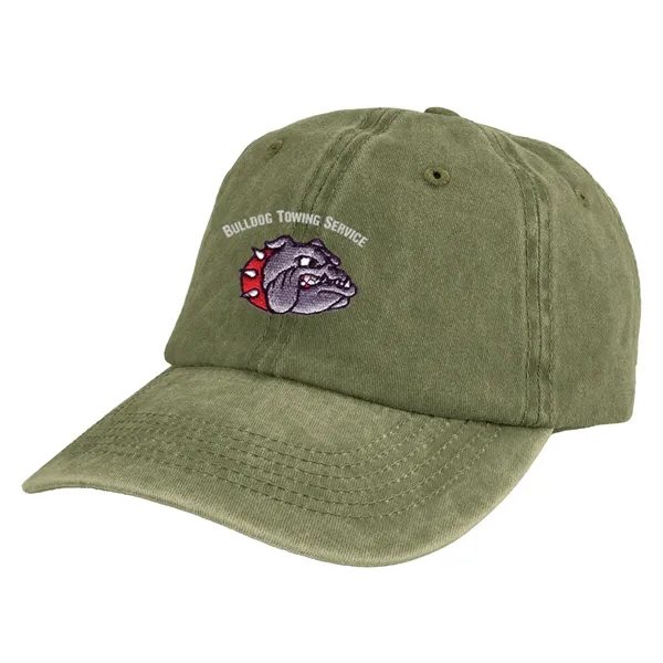 Washed Cap. 100% Washed Cotton Twill, 6 Panel, Low Profile,Unstructured Crown... from ASI 61125 Hit Promotional Products / Hit®