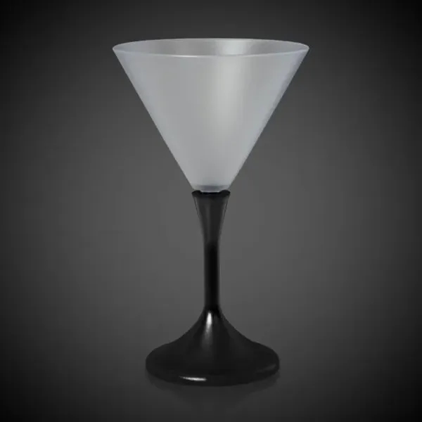 Light - up 7 oz. Martini glass, frosted top with a... from ASI 42016 Brighter Promotions Inc