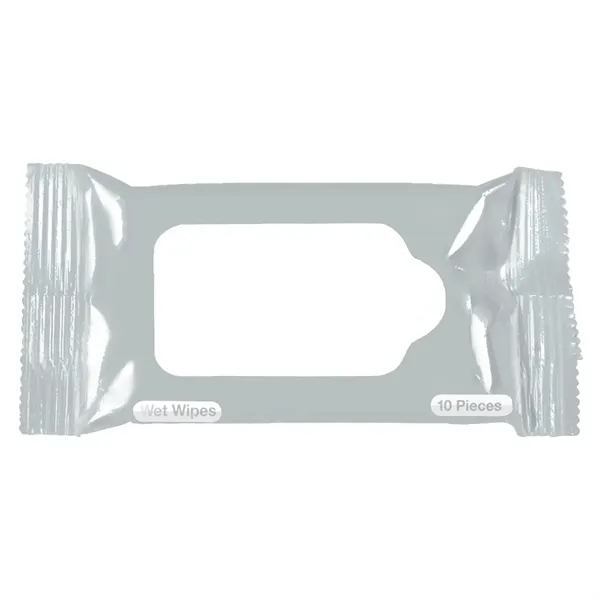 Wet Wipe Packet.  Contains 10 Wipes.  Meets FDA Requirements.... from ASI 61125 Hit Promotional Products / Hit®