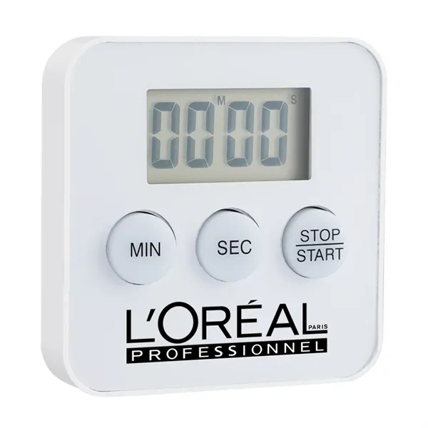 LCD Kitchen Timer with reserved large space on the front for... from ASI 64845 Kin Image Inc / Himmers International Inc. DBA Kin Image Inc