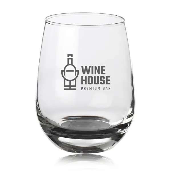 9 oz. stemless wine glass measures 2.15"W x 3.75"H made from... from ASI 39552 BEL Promo